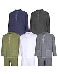 남성 천연염색 항아리핏 생활 한복 상하의 세트 SS-HBA-M1