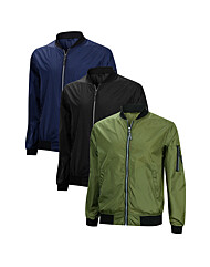 남성 기본템 심플 바람막이 항공 점퍼 DW-JUA-Q017