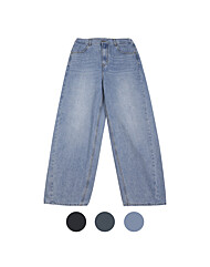 남성 간절기 세미 커브드 뒷밴딩 데님 SQ-JEA-3006