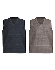 남성 스트라이프 니트 조끼 YD-VEW-400,401