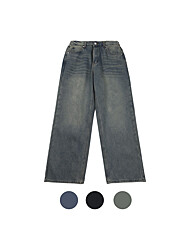 남성 FW 와이드핏 허리밴딩 기모 데님 3컬러 IC-JEK-523-1,2,3