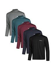 멘즈 기모안감 에어로웜 반폴라 경량 아웃도어 티셔츠 IU-MOK-412