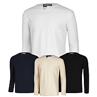 남성 리버플 브이넥 긴팔 티셔츠 SO-TSA-Q018