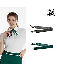 듀빅 여성 스트라이프 믹스 타이 스카프 DE1WAC612