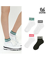 듀빅 여성 로고 레터링 베이직 삭스 DD1WAO774