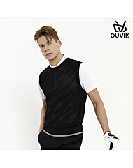 듀빅 남성 스카시 조직 라운드 골프조끼 DD2MSV251