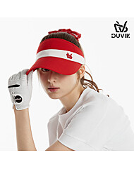 듀빅 여성 스포티 배색포인트 썬바이저 DE2WAP723LR