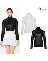 듀빅 여성 롱 터틀 방풍 이너 니트스웨터 DF4WSW299