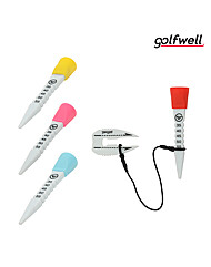 골프웰 에이밍 가이드 컨트롤 골프티 1세트 GW553-GT76