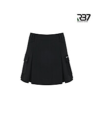 [RB7] 여성 A라인 펀칭 카고 포켓 큐롯 R5MWSK410