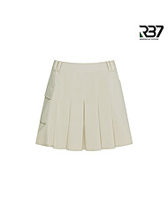 [RB7] 여성 스판 사이드 포켓 플리츠 큐롯 R5MWSK412