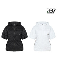 [RB7] 여성 방한 다이아 퀄팅 반팔 패딩점퍼 R5WWVT888