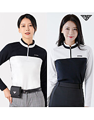 다운블로우 여성 배색 하프집업 긴팔티셔츠 DBFWL2100W