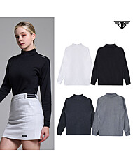 다운블로우 여성 심플 하프넥 긴팔티셔츠 DBC4FT6510W