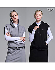 다운블로우 여성 하프집업 후드 조끼/베스트 DB5FV2514W