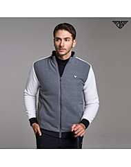 다운블로우 남성 풀집업 배색 방풍 패딩 점퍼 6517M