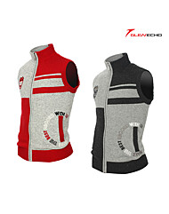 그렌에코 남성 풀집업 방풍 배색 니트 조끼 GES23203