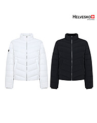 헬베스코 여성 스트레치 구스다운 숏 패딩점퍼 H2WWJP565