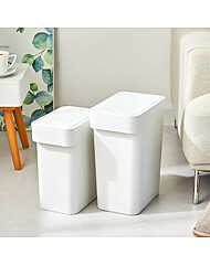 모던하우스 WOW 심플 플라스틱 원터치 휴지통 2P세트 (13L+8L) CL1323013