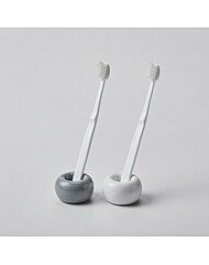 모던하우스 라운드 세라믹 칫솔꽂이2P세트 (그레이,아이보리) BG0620001