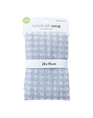 모던하우스 각질제거에 좋은 샤워타올 체크GREY BG0822008