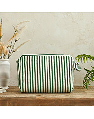 모던하우스 위캔드 테리 스트라이프 파우치 아이보리그린 L 입체형 FS0424021