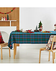 모던하우스 타탄 체크 테이블보 110x170 그린 EM9124036