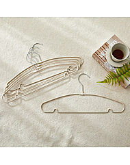 모던하우스 흘러내리지 않는 공간절약 옷걸이 5P세트 오트밀 BT0223022