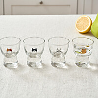 모던하우스 L 뚱냥이 굽있는 소주잔 50ml 4P NK2425001