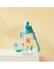 모던하우스 마시기편한 원터치 트라이탄 텀블러 450ML (어깨끈 포함)_레츠워크 KI0525007