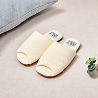 모던하우스 빨아쓰는 와플 와이드 슬리퍼 라이트 아이보리 M (오픈형) FS1024003