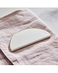 모던하우스 골드림 블랑 반달 수저받침 CA3022074