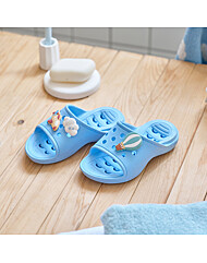 모던하우스 레츠트레블 PVC 물빠짐 아동욕실화 150mm BLUE KB0425007