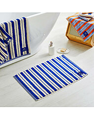 모던하우스 ETF 더블 스트라이프 타월발매트 BLUE 45X65cm BG2025040