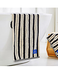 모던하우스 ETF 더블 스트라이프 세면타월 BLACK 40X80cm 190g BG0125069