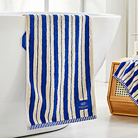 모던하우스 ETF 더블 스트라이프 세면타월 BLUE 40X80cm 190g BG0125066