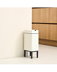 모던하우스 높아서 더 편한 센서 사각 휴지통 10L 스노우 CL1325004