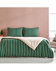 모던하우스 소프트워싱 극세사 차렵이불 퀸 그린 스트라이프 CV0225233