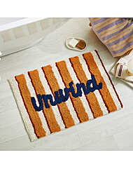 모던하우스 프렌치 스트라이프 면 터프팅 발매트 YELLOW 45X65 BG2025035