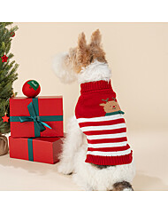 모던하우스 펫본 크리스마스 루돌프 니트 레드 XL PT0125016
