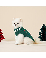 모던하우스 펫본 크리스마스 캔디캐인 니트 그린 M PT0125013