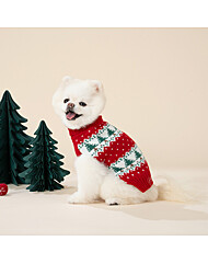 모던하우스 펫본 크리스마스 클래식 니트 레드 M PT0125007