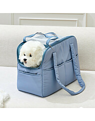 모던하우스 펫본 튼튼한 숄더형 패딩 이동 가방 BLUE PT1025009