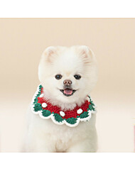 모던하우스 펫본 크리스마스 플라워 크로쉐 멀티 PT0625007