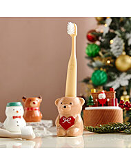 모던하우스 크리스마스 하트베어 칫솔꽂이 KB9125004