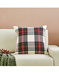 모던하우스 클래식 타탄 체크 쿠션커버 아이보리 50x50 EM9125022