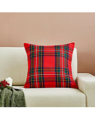 모던하우스 클래식 타탄 체크 쿠션커버 레드 50x50 EM9125020