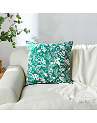 모던하우스 보타닉 패턴 쿠션커버 50x50 그린 EM0925011