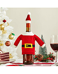 모던하우스 산타 와인보틀 커버 모자 세트 EM9124026