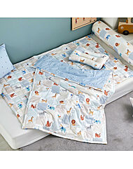 모던하우스 마미허그 소프트워싱 사파리페스타 낮잠이불 100x150 멀티 CZ0226008